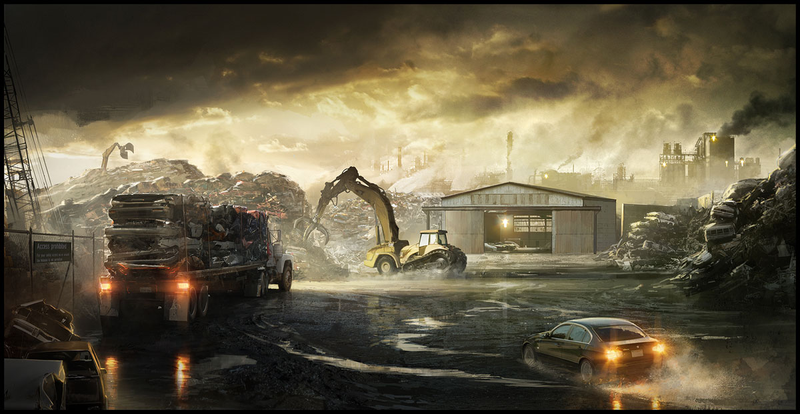 Illustration for article titled Don't Get Caught Out in Heavy Rain's Concept Art